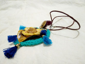 Collar fiesta jacaranda