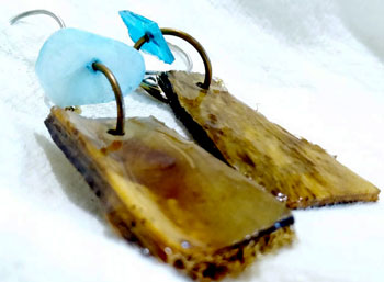 Aretes pez azul